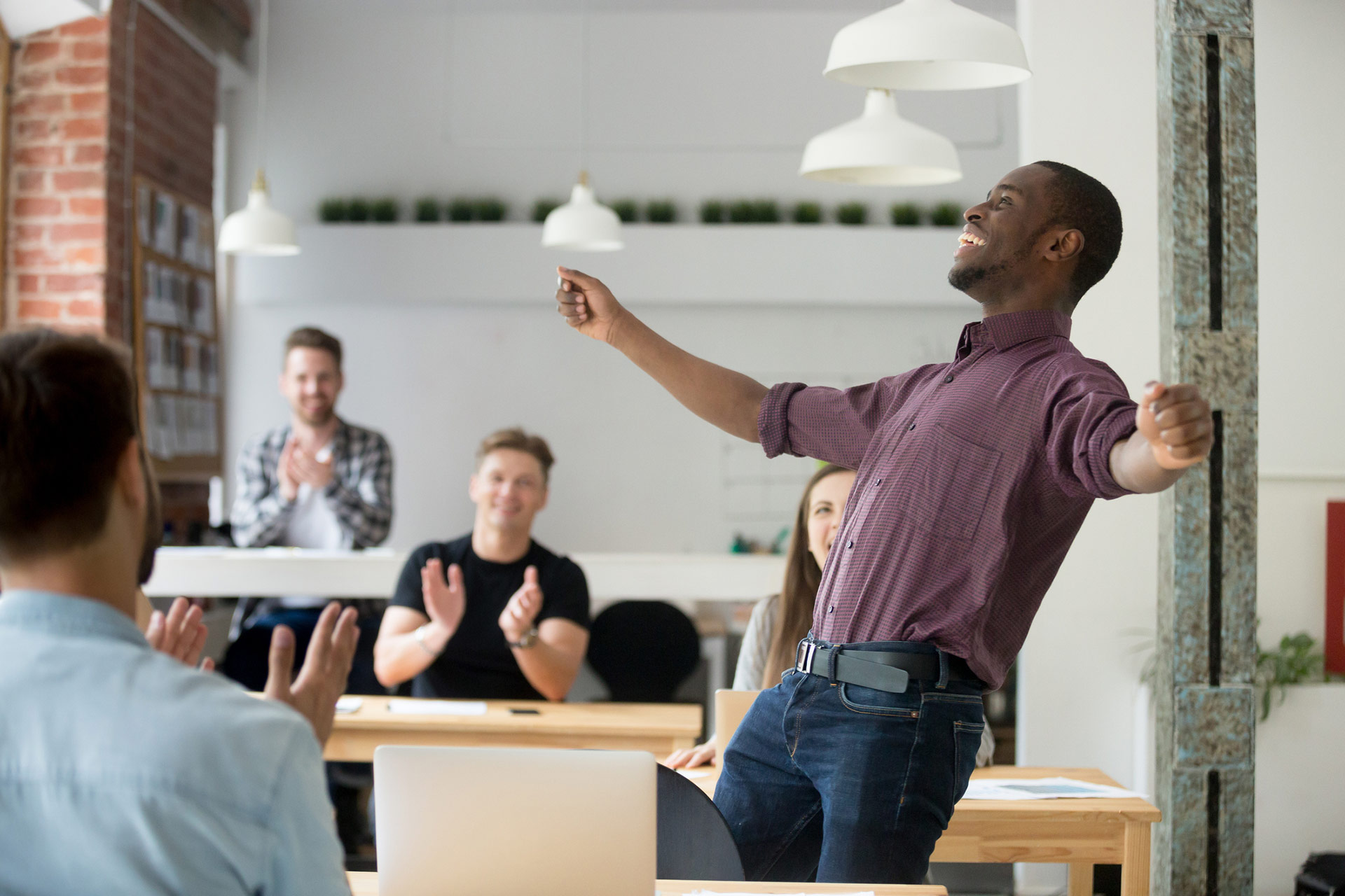 Employee thrilled with the new rewards management platform