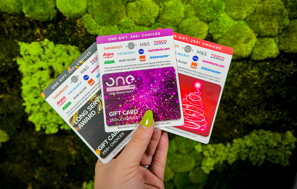 Simply Thank You - corporate gift cards - onecode - long service award