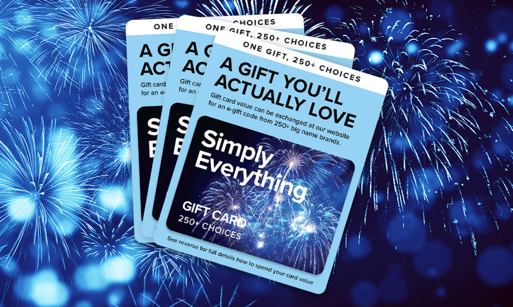 Simply Thank You Simply Everything Corporate Gift Cards