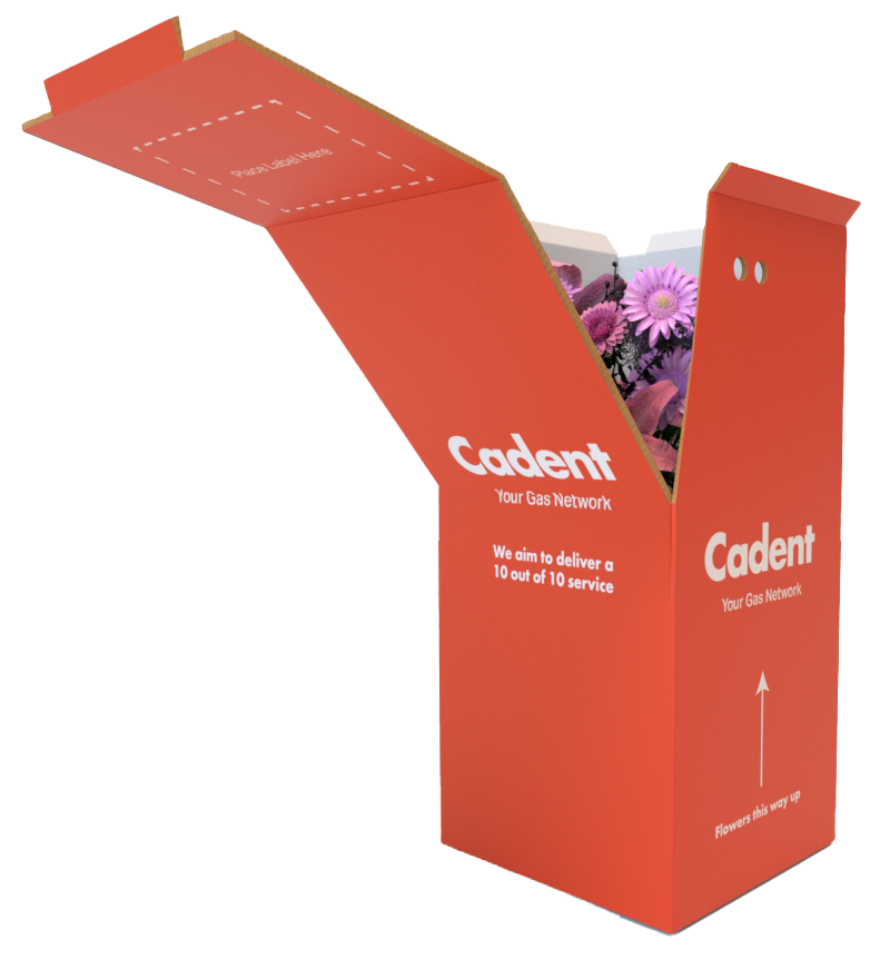 Simply Thank You - Portfolio - Flower Box design for Cadent Gas
