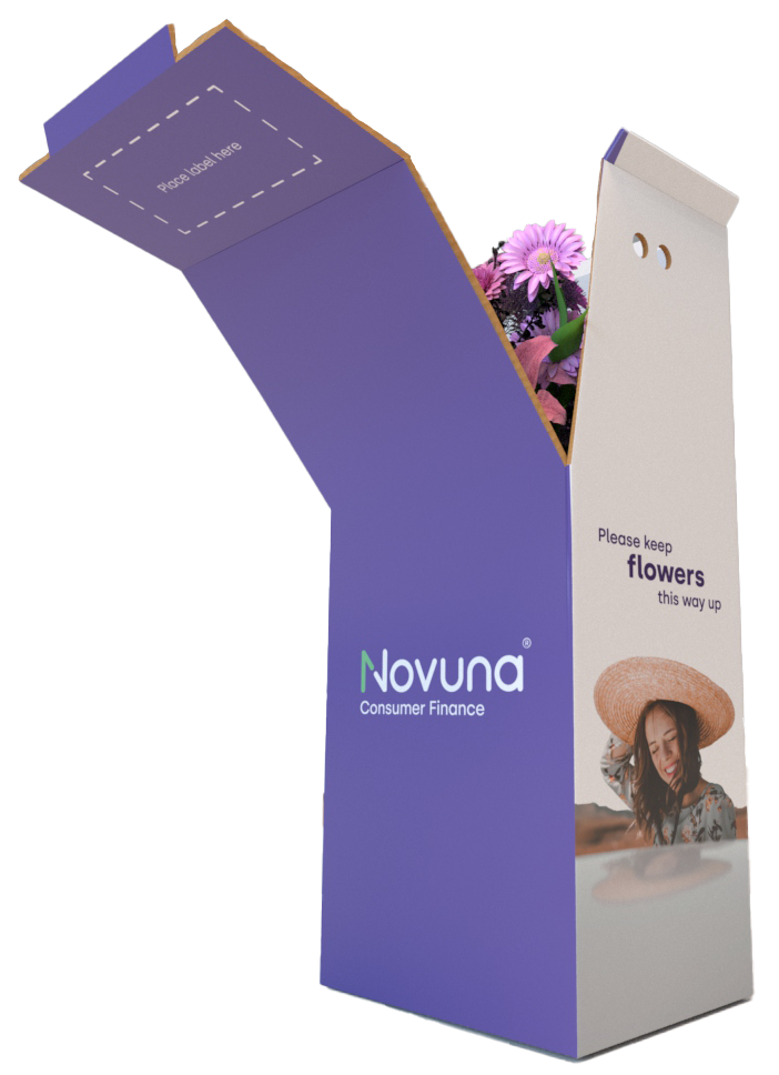 Simply Thank You Portfolio - Flower Box design for Novuna