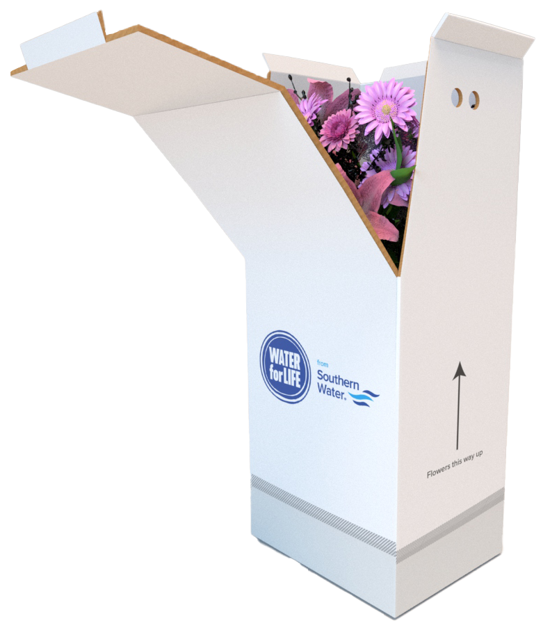 Simply Thank You Portfolio - Flower Box design for Southern Water