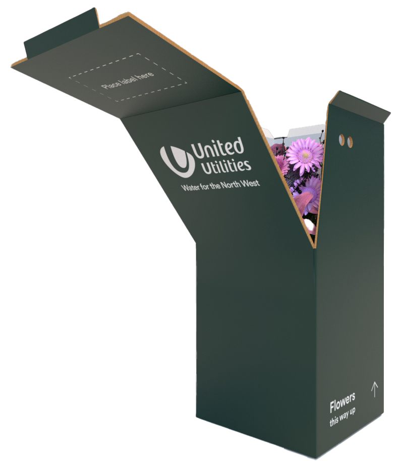 Simply Thank You Portfolio - Flower Box design for United Utilities