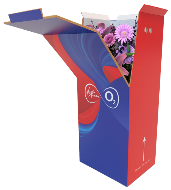 Simply Thank You Portfolio - Flower Box design for Virgin Media O2