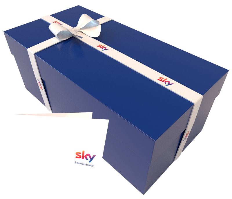 Simply Thank You Portfolio - Gift Box design for Sky