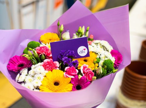 DFSflowers Simply Thank You - corporate flower order for DFS reward and recognition - sent as an acts of random kindness gift