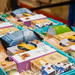 Hampers corporate hampers on the belt being sent for customer apology