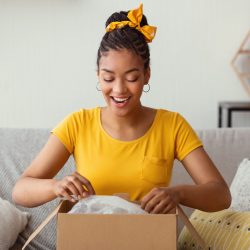customer-apology-2 onecode - woman opening a customer loyalty gift